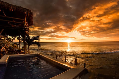 Natural landscape, Beach, Sunset