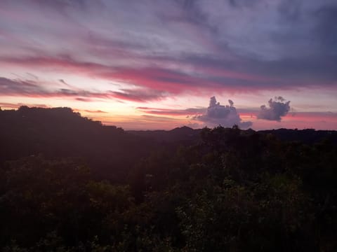 Natural landscape, Mountain view, Sunset