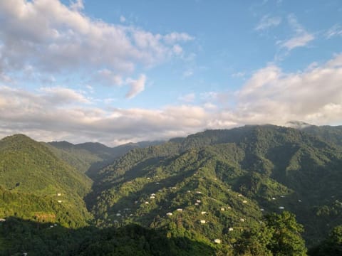 Natural landscape, Bird's eye view, Mountain view