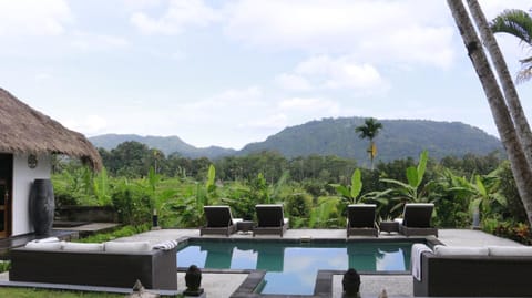 Day, Natural landscape, Garden view, Mountain view, Pool view, Swimming pool