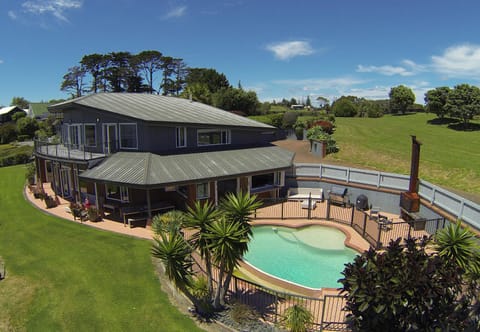 Property building, Pool view