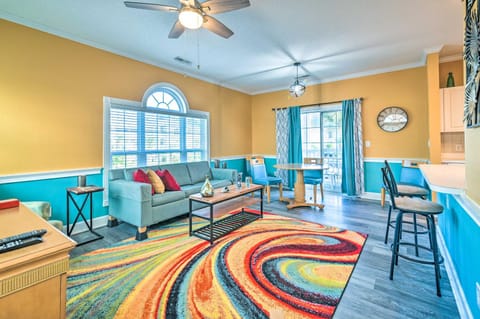 Colorful Myrtle Beach Golf Club Condo with Pool Apartment in Carolina Forest