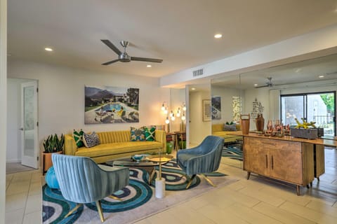 Chic Palm Springs Gem with Patio and Pool Access! Apartamento in Cathedral City