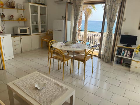 View (from property/room), Living room, Dining area, Sea view