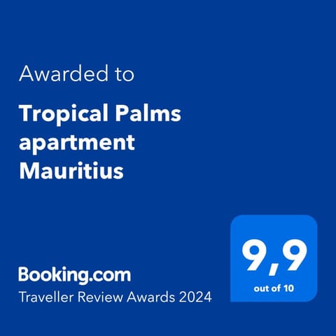Tropical Palms apartment Mauritius Copropriété in Grand Baie