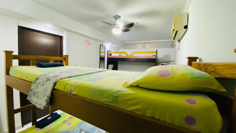 Bed, Photo of the whole room, Bedroom, bunk bed, air conditioner