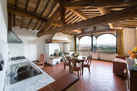 Kitchen or kitchenette, Dining area, Landmark view