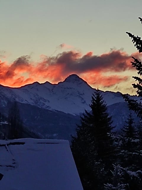 Natural landscape, Mountain view, Sunset