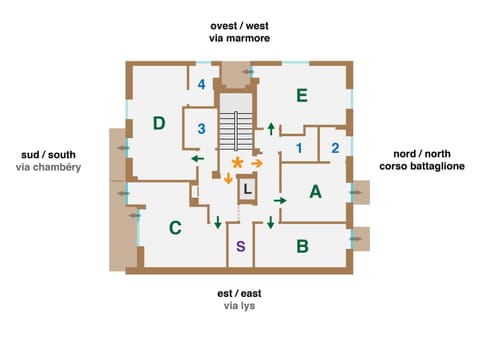 Floor plan, Text overlay
