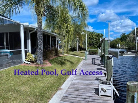 Heated Pool Paradise, Gulf Access, Pet Friendly Casa in Charlotte Harbor