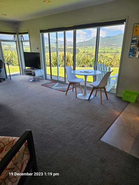 Natural landscape, Living room, Dining area