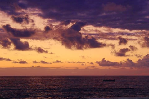 Natural landscape, Beach, Sunset