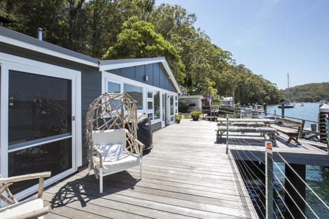 Tides Reach Boathouse water-access-only House in Pittwater Council