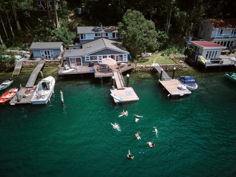 Tides Reach Boathouse water-access-only House in Pittwater Council