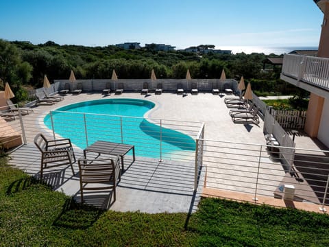 Natural landscape, Pool view, Swimming pool, sunbed