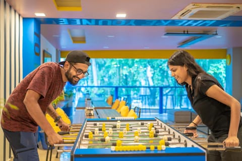 People, Game Room, group of guests