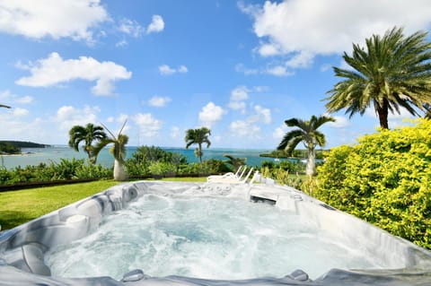 Hot Tub, Garden view, Sea view