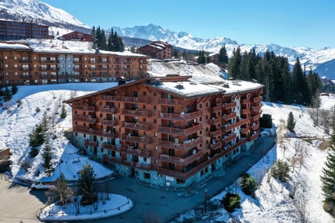 Property building, Nearby landmark, Day, Natural landscape, Bird's eye view, Winter, City view, Mountain view