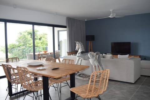 Superbe appartement avec vue mer et montagnes. Apartment in Rivière Noire District, Mauritius