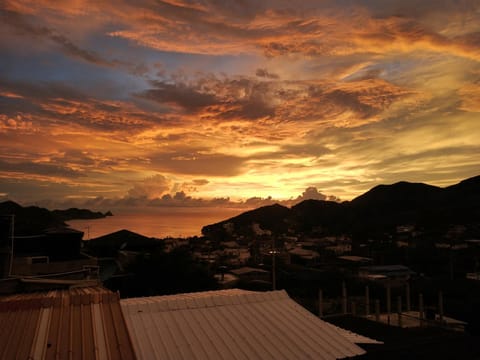 Balcony/Terrace, Mountain view, Sea view, Sunset