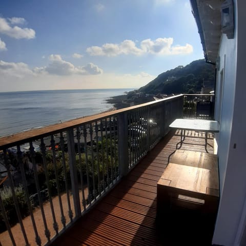 Patio, Day, Natural landscape, View (from property/room), Balcony/Terrace, Sea view