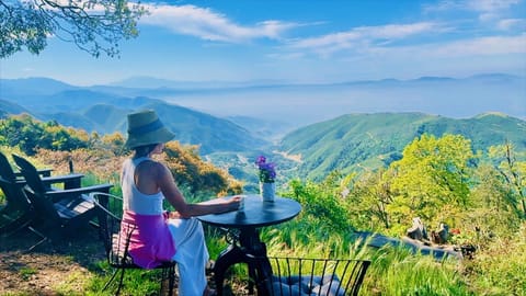 Natural landscape, Garden, Dining area, City view, Mountain view, Sea view
