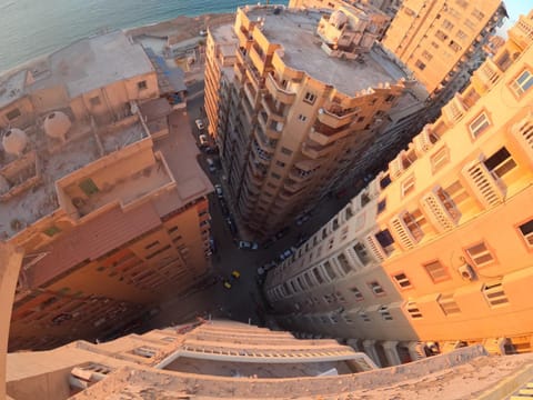 Property building, Neighbourhood, Bird's eye view, Beach, City view, Sea view, Street view, Sunset