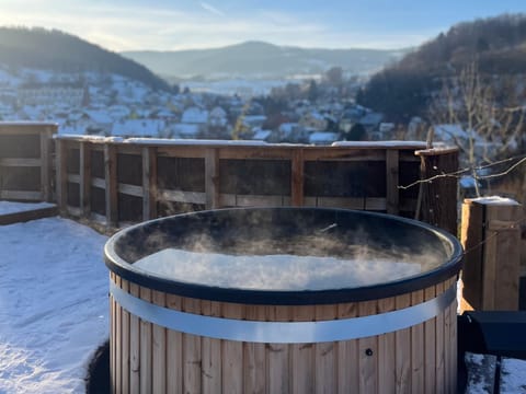 Winter, Hot Tub, View (from property/room), Mountain view