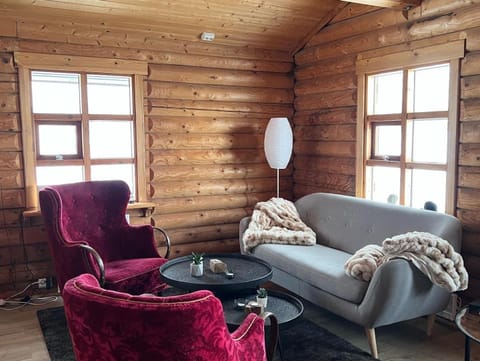 Cosy cabin with amazing view on the Geysir House in Southern Region