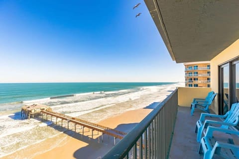 Ocean Front Penthouse with Incredible Views! Sunglow Resort 1003 by Brightwild Apartment in Daytona Beach Shores