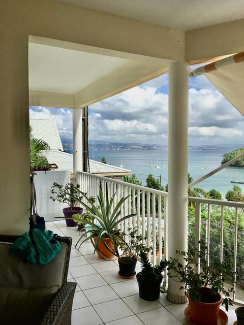 View (from property/room), Balcony/Terrace, Sea view