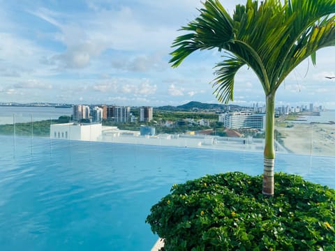 Natural landscape, City view, Pool view, Sea view, Swimming pool