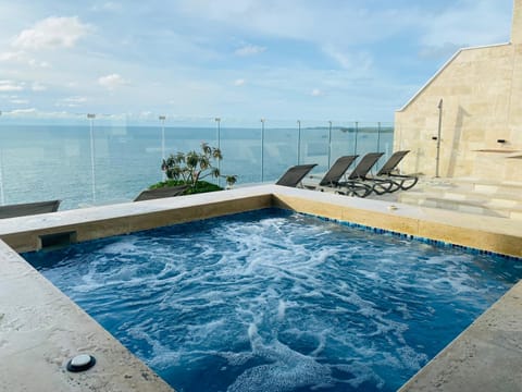 Natural landscape, Hot Tub, View (from property/room), Sea view