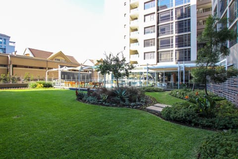 Property building, Garden, Garden view