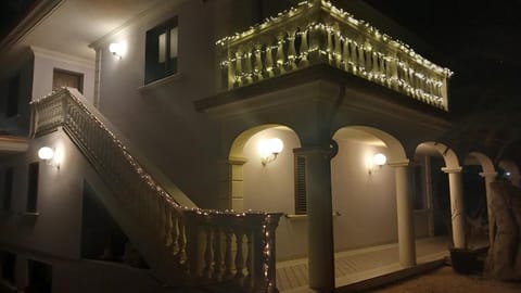 Property building, Night, View (from property/room), Balcony/Terrace