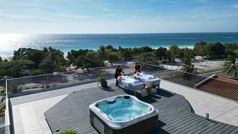 Hot Tub, Balcony/Terrace, Sea view