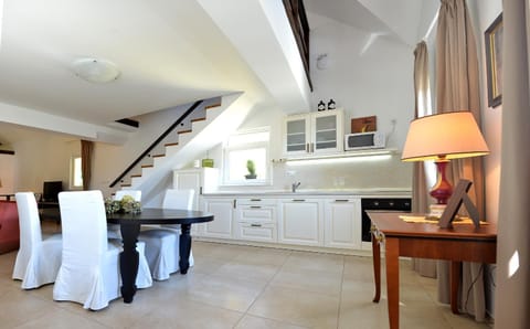 Kitchen or kitchenette, Dining area