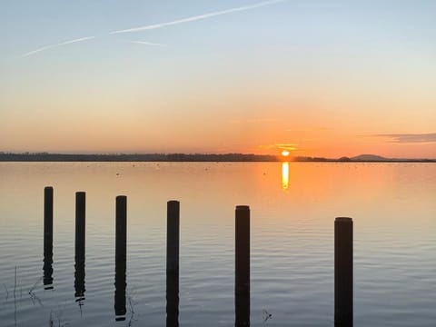 Lake view, Sunset