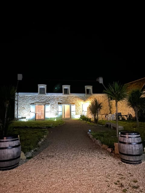 Property building, Night, Garden, Landmark view