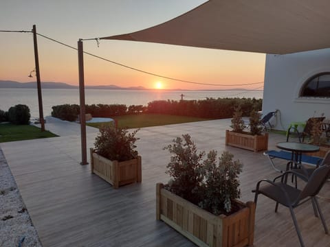 Patio, Balcony/Terrace, Sea view, Sunset