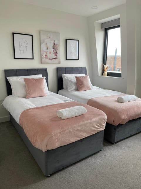 Premier Suite- Bedford city centre with free gym & parking Apartment in Bedford