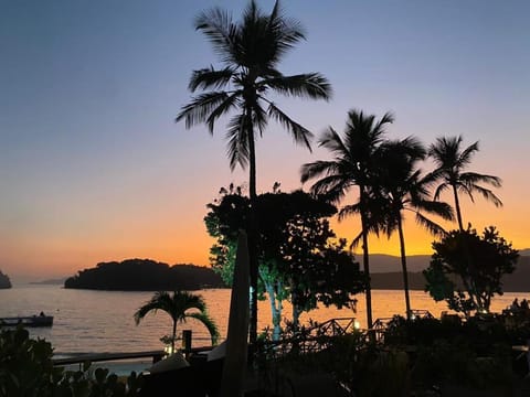 Natural landscape, Sea view, Sunset