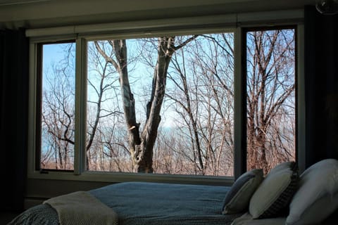 Bed, Day, Natural landscape, View (from property/room), Lake view