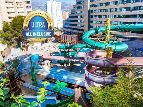 Communal lounge/ TV room, Day, Natural landscape, Children play ground, Aqua park, Pool view, Swimming pool