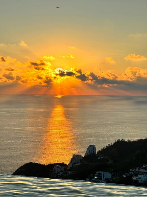 Natural landscape, Sea view, Sunset