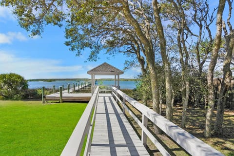 Waterfront Vacation Home with Heated Pool Dock and Beach Nearby House in Crescent Beach