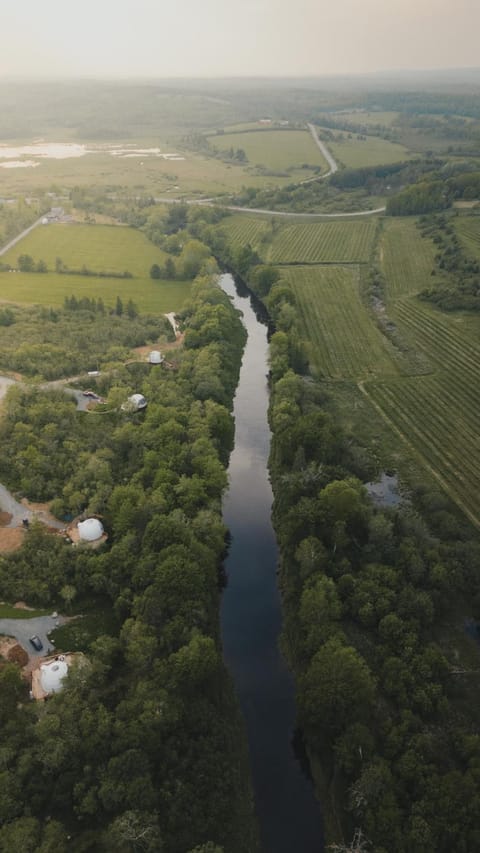 Nearby landmark, Day, Natural landscape, Bird's eye view, River view