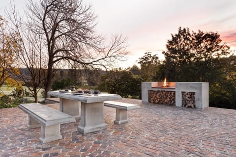 Natural landscape, Garden, Seating area, Garden view
