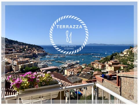 Day, Property logo or sign, Natural landscape, View (from property/room), Balcony/Terrace, Logo/Certificate/Sign, City view, Mountain view, Sea view