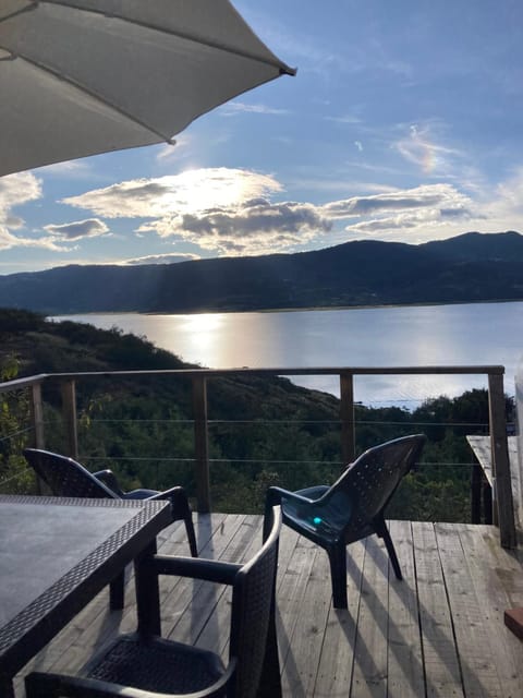 Natural landscape, Balcony/Terrace, Lake view